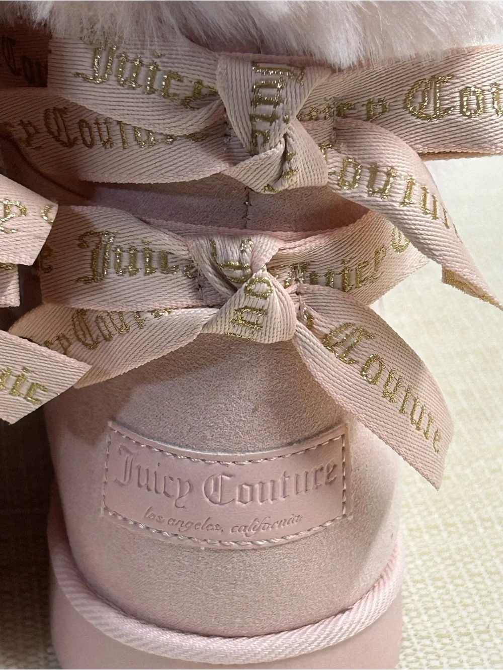 Juicy Couture King 2 Blush Pink Faux-Fur Winter Boots for Women